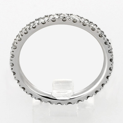 Alliance Femme or et diamants Dana, tour complet serti mini-griffes 31 diamants pour 1,01 carat - or 18 carats