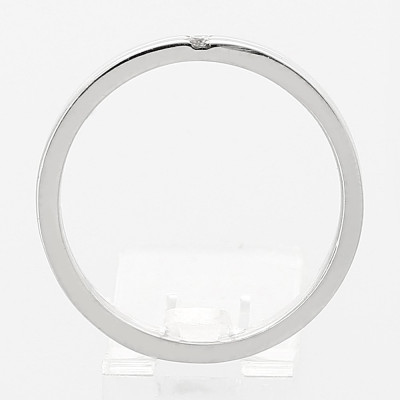 Alliance Femme or et diamants Inès, deux anneaux - or 18 carats - 2 diamants