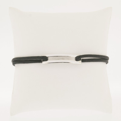 Bracelet homme plaque en or 18 carats