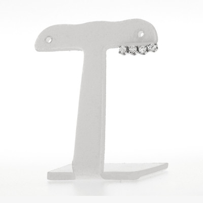 Ornement pour puce d'oreille - 4 diamants serti griffes