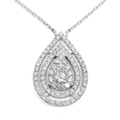 Collier illusion Goutte - Tellor Diamantaire