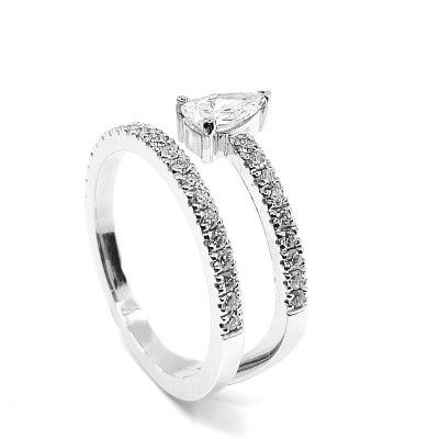 Bague diamants Sylvane - Tellor Diamantaire