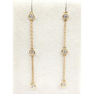 Boucles d'oreilles Pampilles - Tellor Diamantaire