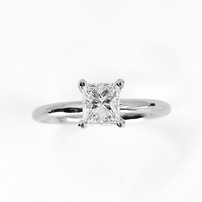 Solitaire diamant The Square - Tellor Diamantaire