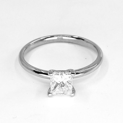 Solitaire diamant The Square - Tellor Diamantaire
