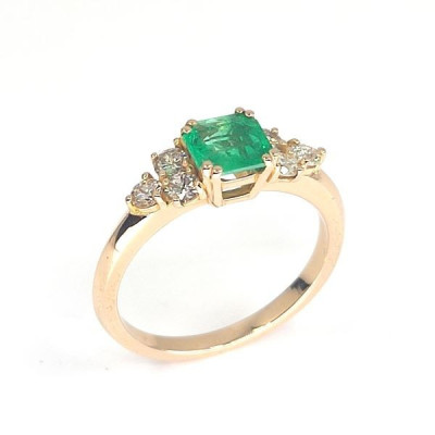 Bague émeraude Ondine- Tellor Diamantaire