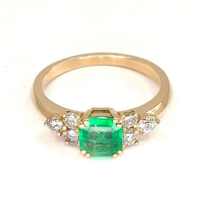 Bague émeraude Ondine- Tellor Diamantaire