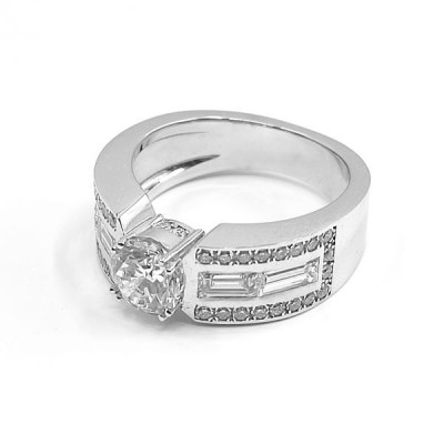 Solitaire diamants Naoko - Tellor Diamantaire