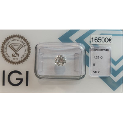 Diamant Rond 1,26 ct E VS2