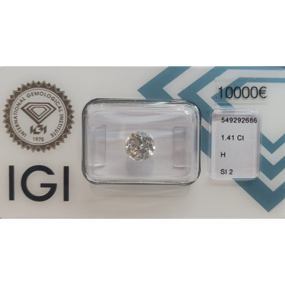 Diamant Rond 1,41 ct HSI2