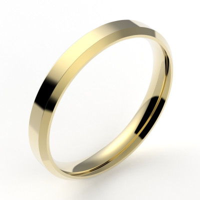 Alliance Femme Pan 3 mm - or 18 carats