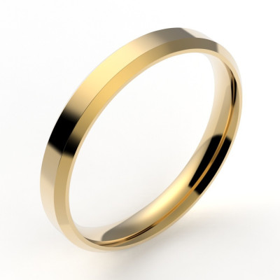 Alliance Femme Pan 3 mm - or 18 carats