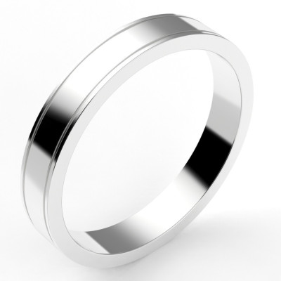 Alliance homme Nicolas,  3,5 mm - or 18 carats