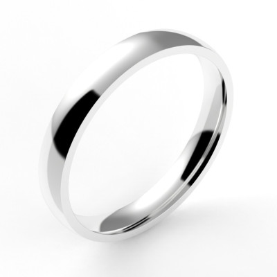 Alliance or Femme Ruban 3  - or 18 carats - 3 mm