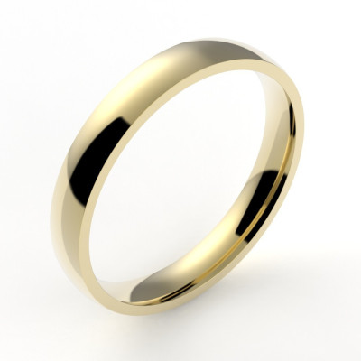 Alliance or Femme Ruban 3  - or 18 carats - 3 mm
