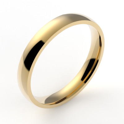 Alliance or Femme Ruban 3  - or 18 carats - 3 mm