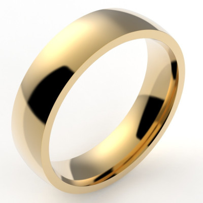 Alliance or Homme Ruban 5,5 - or 18 carats - 5,5 mm