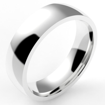 Alliance or Homme Ruban 6 - or 18 carats - 6 mm