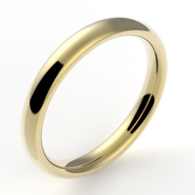 Alliance or Femme Nombre d'Or 3 mm - or 18 carats