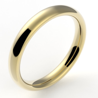 Alliance or Homme Nombre d'Or 3,5 mm - or 18 carats