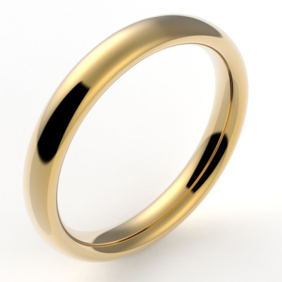 Alliance or Homme Nombre d'Or 3,5 mm - or 18 carats