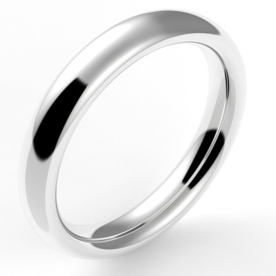 Alliance or Homme Nombre d'Or 4 mm - or 18 carats