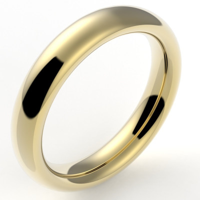 Alliance or Homme Nombre d'Or 4,5 mm - or 18 carats