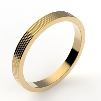 Alliance or Capucine - 2,5 mm - or 18 carats