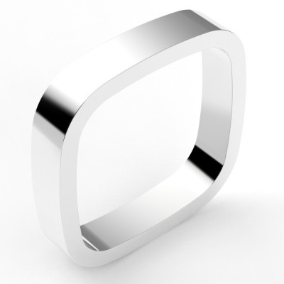 Alliance or Homme Carrée - 4mm - or 18 carats