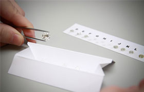 Évaluation couleur diamant