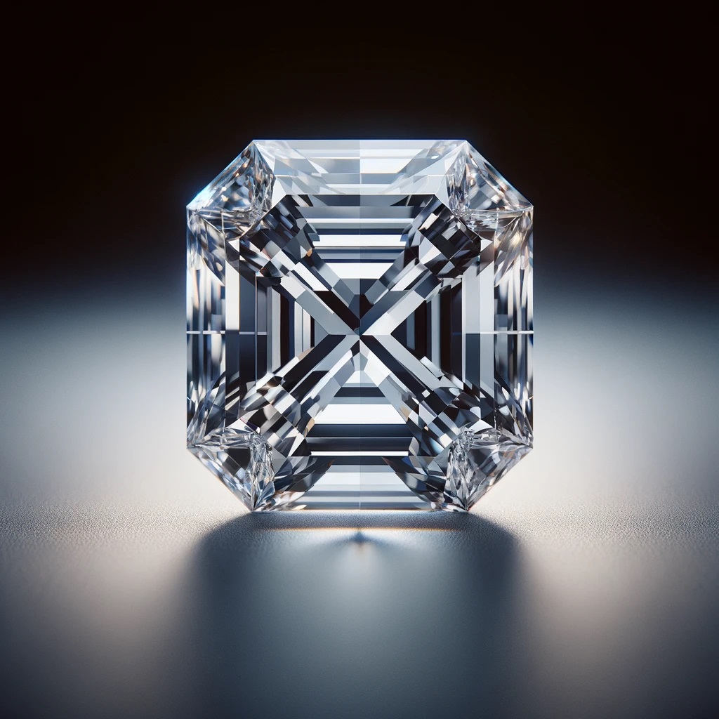 Diamant taille Asscher