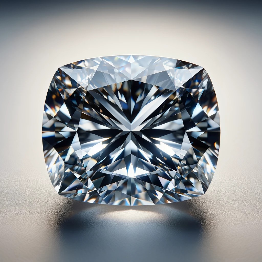 Diamant taille coussin