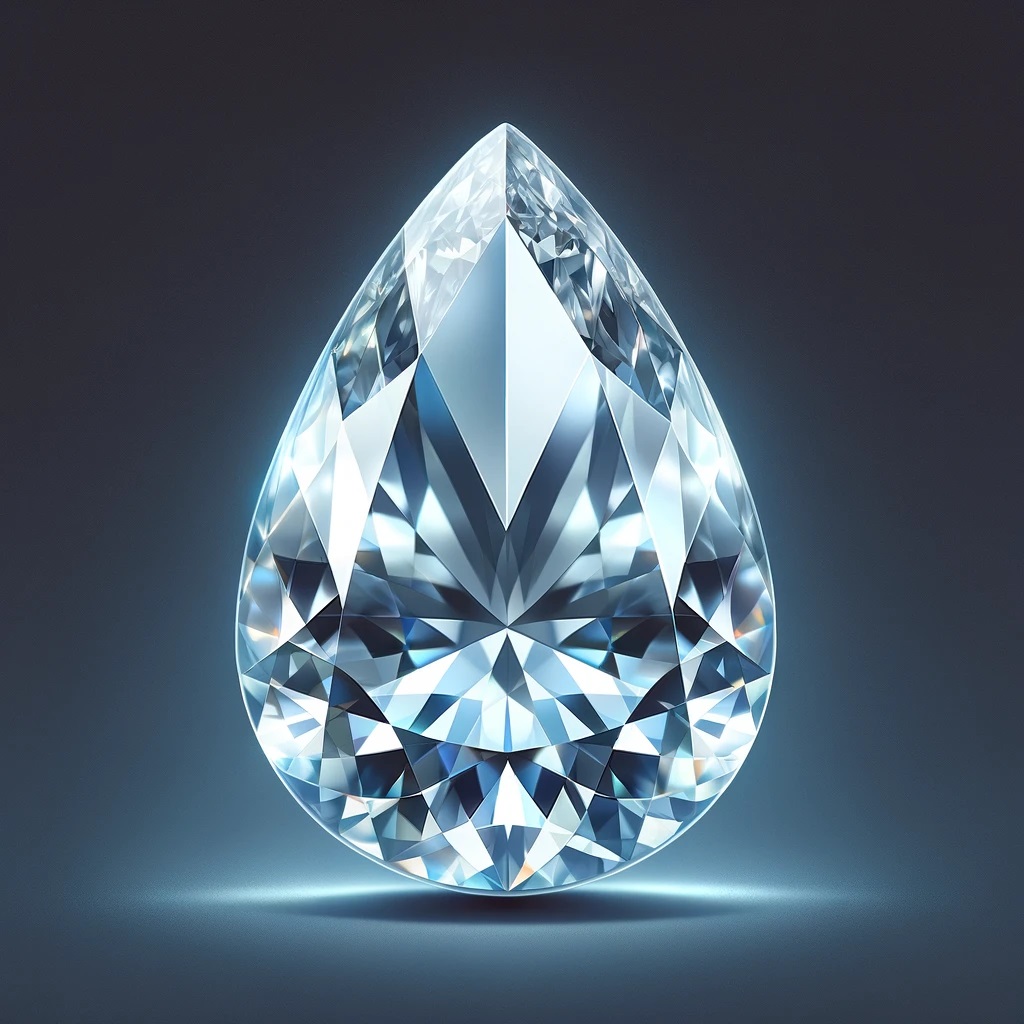 Diamant taille poire