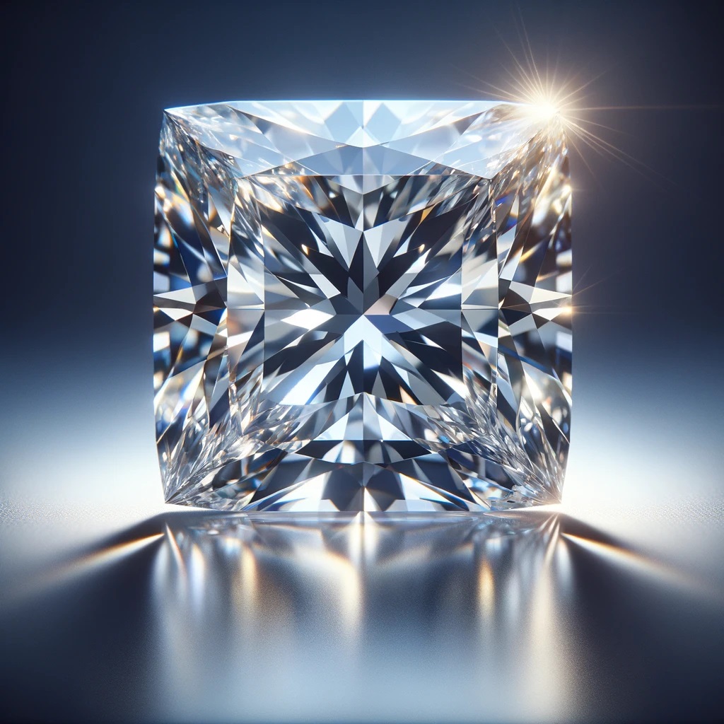 Diamant taille princesse