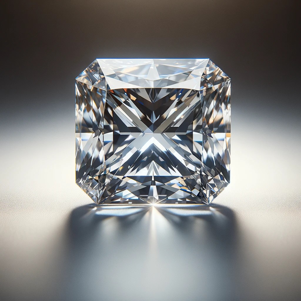 Diamant taille radiant