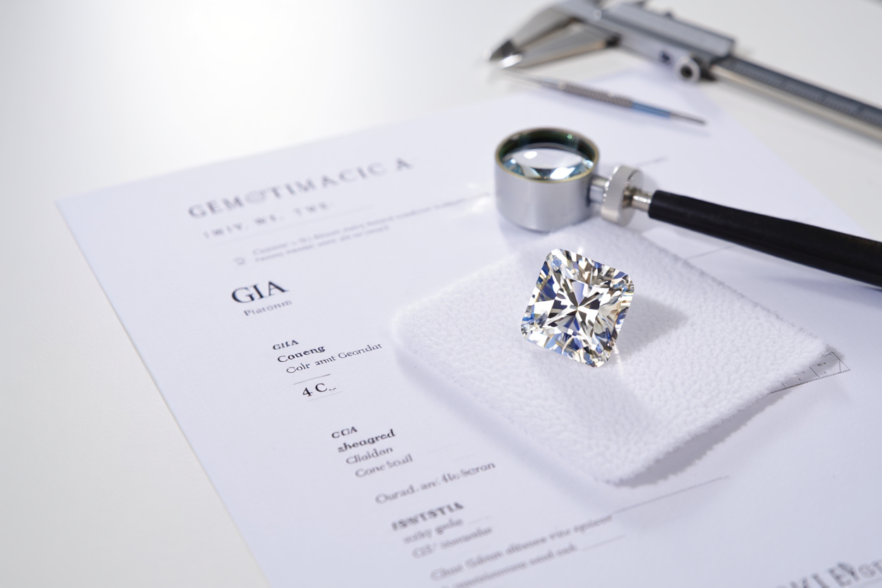 Certificat gemologique et diamant certifié